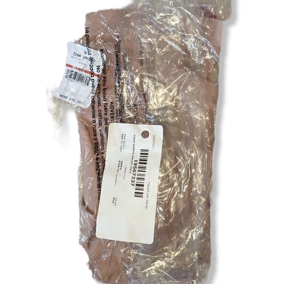 Free People Ribbed Seamless Bike Shorts in color Ballet - Picture 5 of 5